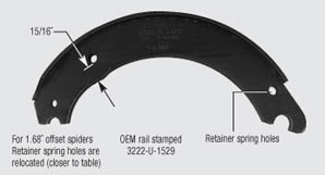 Brake Shoe Chart