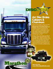 Air Disc Brake Calipers & Chambers Sales Sheet